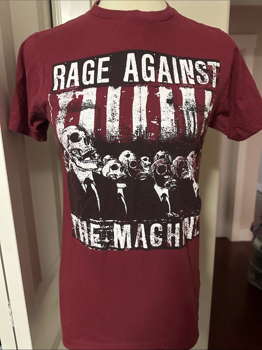 Rage Against The Machine Graphic Tee - Maroon